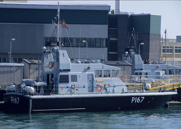 Photograph of the vessel HMS Exploit pictured at Gosport on 21st July 1996
