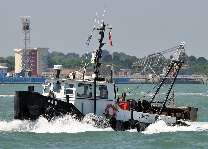 Photograph of the vessel  F 48 pictured at Southampton on 8th June 2013