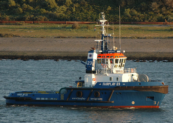 Photograph of the vessel  Fairplay-23 pictured at Europoort on 21st June 2010