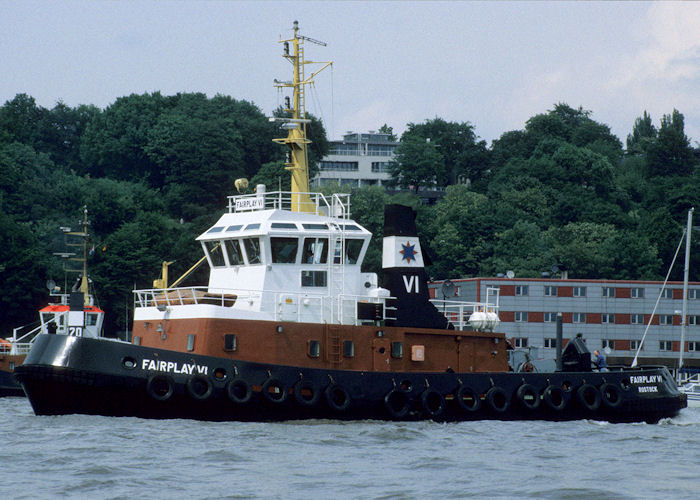 Photograph of the vessel  Fairplay VI pictured at Hamburg on 27th May 1998