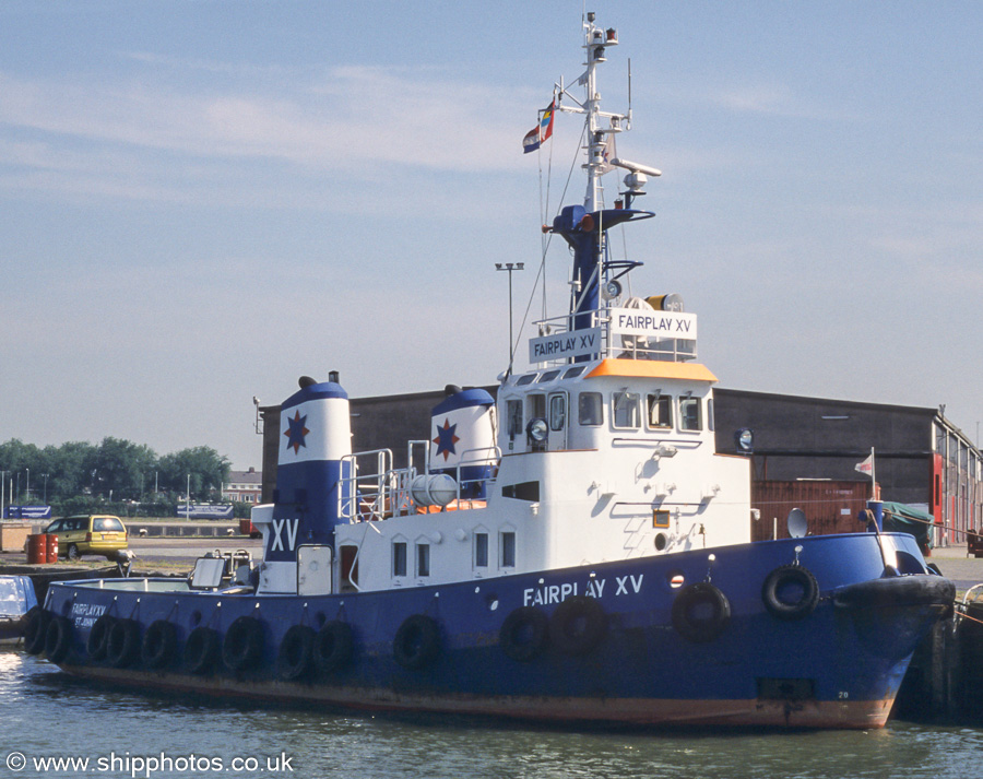  Fairplay XV pictured in Rotterdam on 17th June 2002