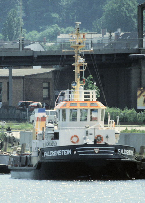 Photograph of the vessel  Falckenstein pictured at Kiel on 7th June 1997