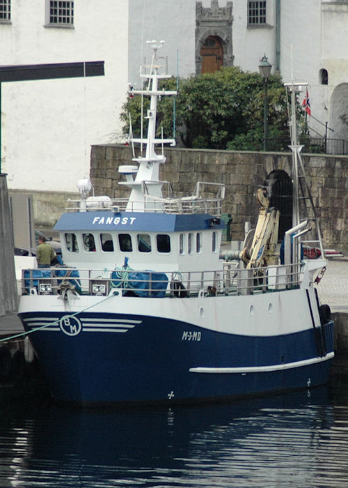 Photograph of the vessel rv Fangst pictured in Bergen on 5th May 2008