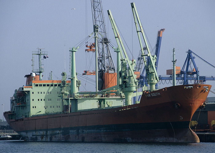 Photograph of the vessel  Far South pictured in Prins Johan Frisohaven, Rotterdam on 27th September 1992