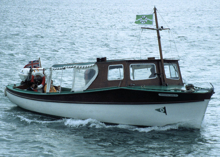 Photograph of the vessel  Favourite Lady 2 pictured at Southampton on 30th August 1997