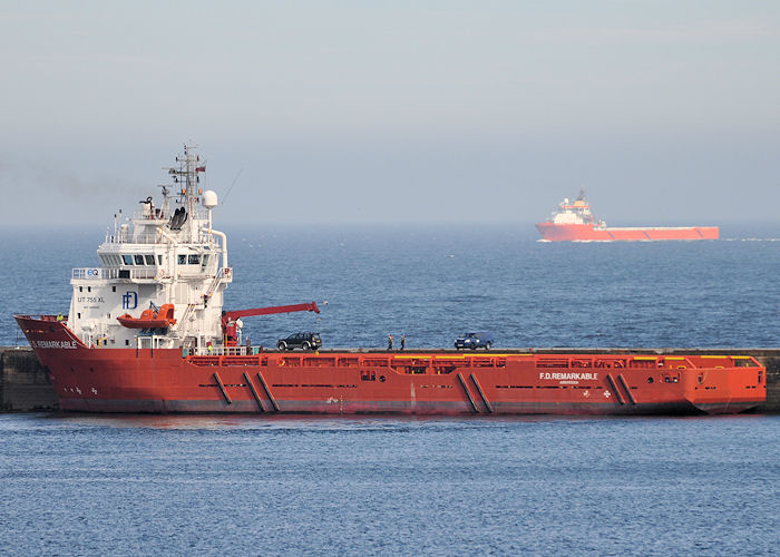 Photograph of the vessel  F.D. Remarkable pictured at Peterhead on 6th May 2013