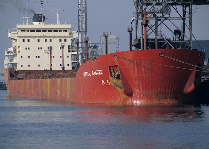  Federal Danube pictured in Sint-Laurenshaven, Rotterdam-Botlek on 27th September 1992