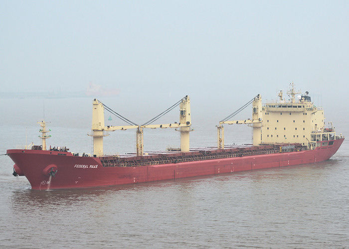 Photograph of the vessel  Federal Maas pictured entering King George Dock, Hull on 21st June 2012