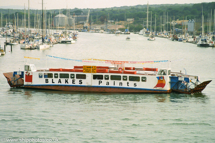 Photograph of the vessel  Ferry No. 5 pictured at Cowes on 17th August 2003