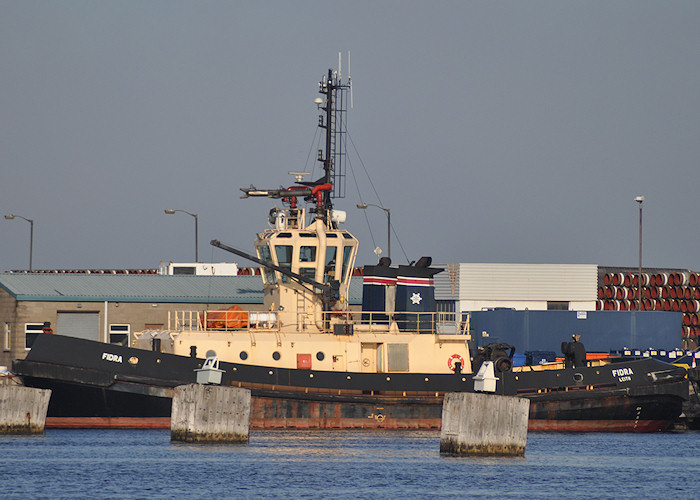 Photograph of the vessel  Fidra pictured at Leith on 5th November 2011