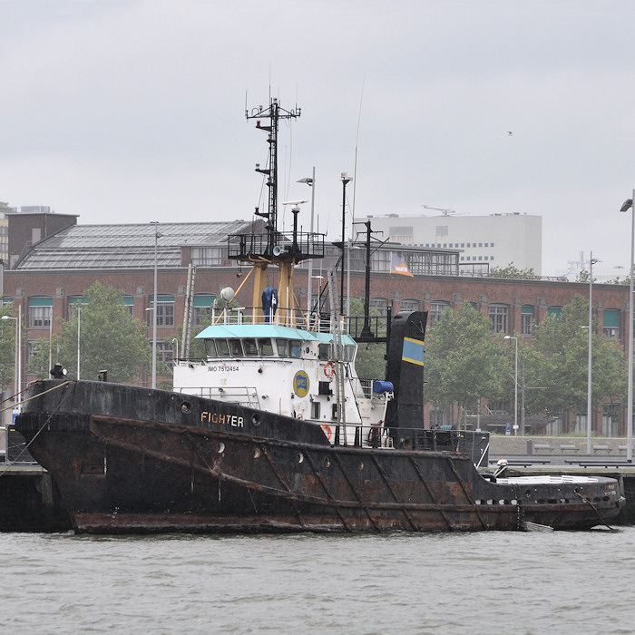Photograph of the vessel  Fighter pictured laid up in Schiehaven, Rotterdam on 24th June 2012
