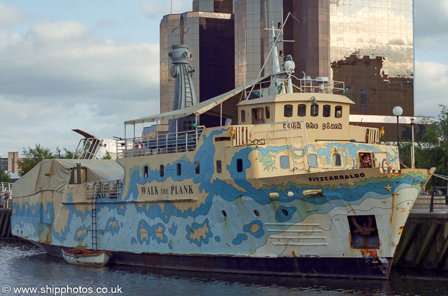 Photograph of the vessel  Fitzcarraldo pictured at Trafford Wharf on 27th July 2002