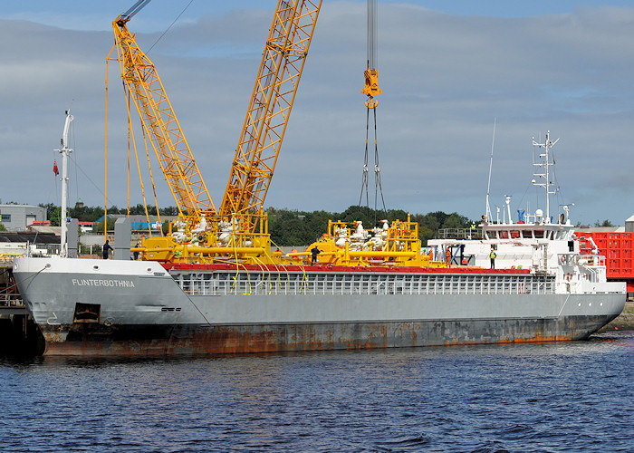 Photograph of the vessel  Flinterbothnia pictured at Wallsend on 26th August 2012