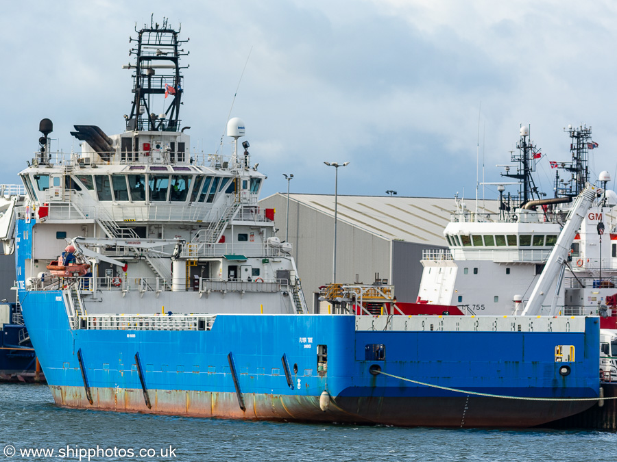 Photograph of the vessel  Flyer Tide pictured at Aberdeen on 10th September 2024