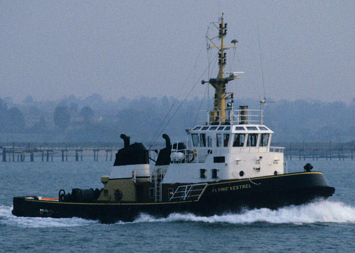  Flying Kestrel pictured at Southampton on 21st April 1990