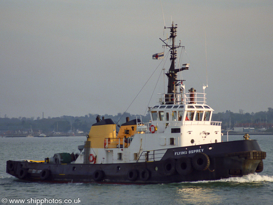 Photograph of the vessel  Flying Osprey pictured at Southampton on 21st April 2002