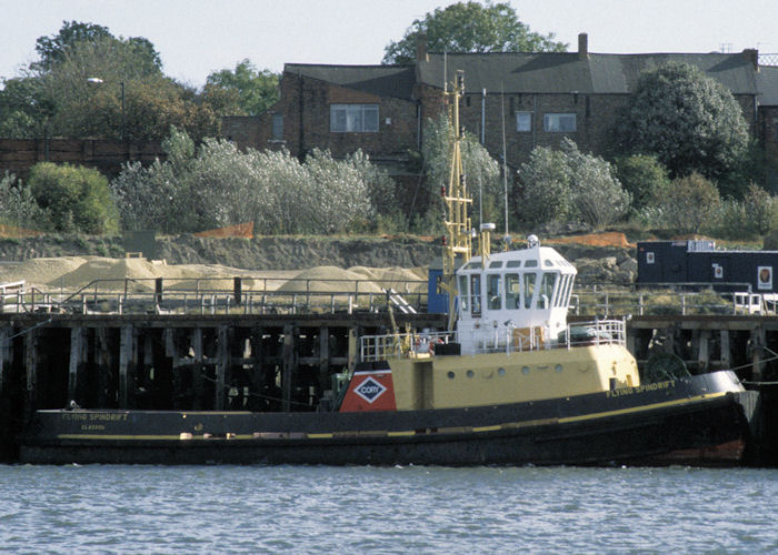 Photograph of the vessel  Flying Spindrift pictured at South Shields on 5th October 1997