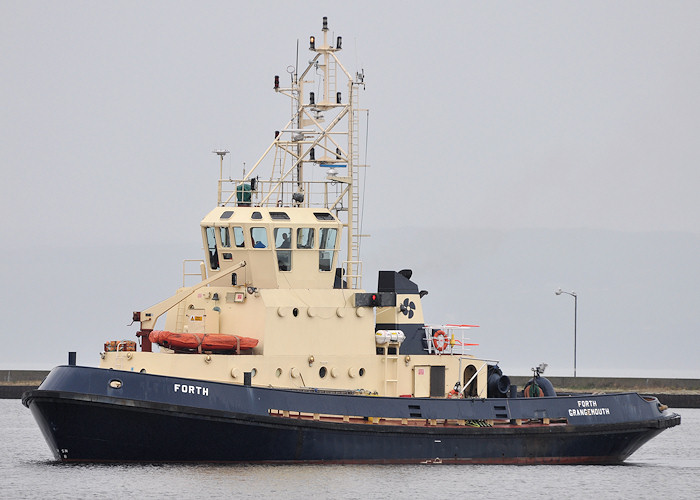 Photograph of the vessel  Forth pictured at Leith on 20th April 2012
