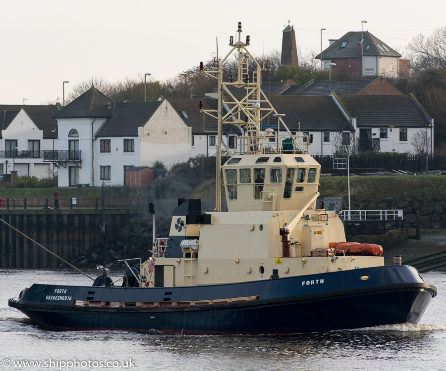 Photograph of the vessel  Forth pictured at North Shields on 27th December 2014