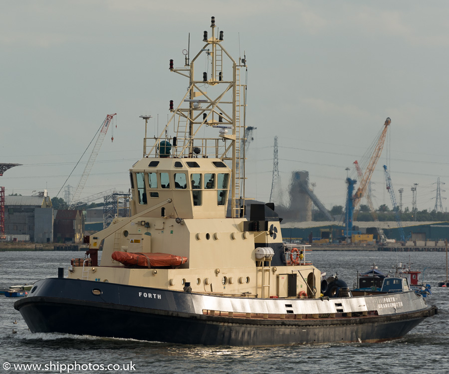 Photograph of the vessel  Forth pictured passing North Shields on 20th August 2015