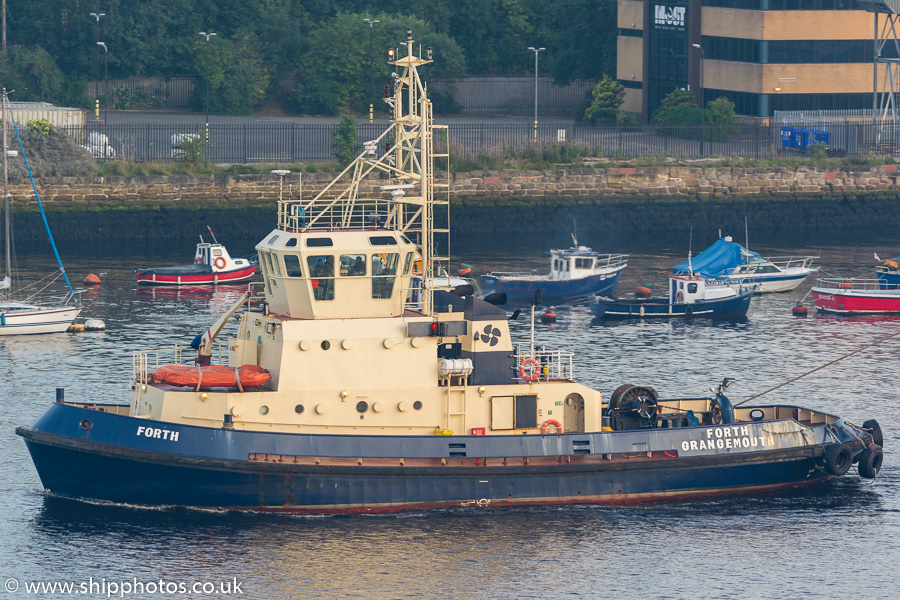 Photograph of the vessel  Forth pictured passing North Shields on 24th August 2019