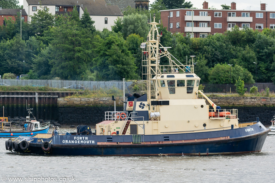 Photograph of the vessel  Forth pictured passing North Shields on 13th August 2021