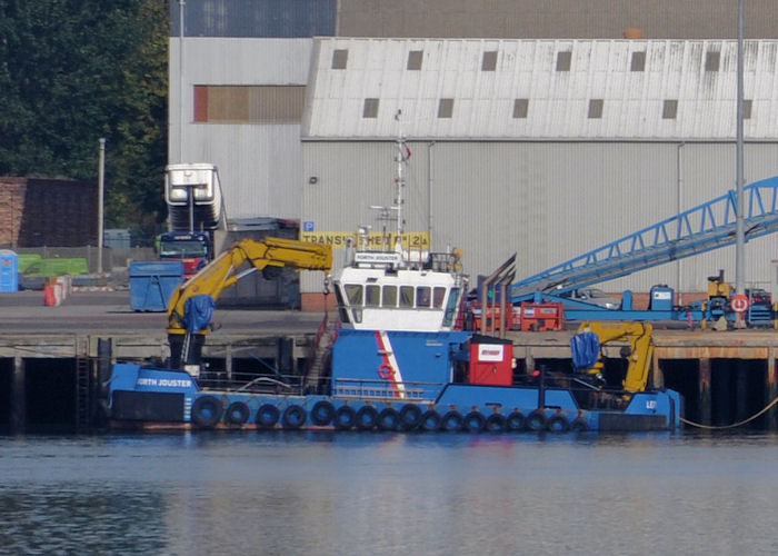 Photograph of the vessel  Forth Jouster pictured at Dundee on 12th September 2013