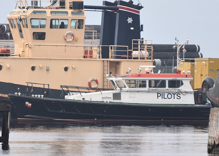 Photograph of the vessel pv Forth Leopard pictured at Leith on 19th April 2012