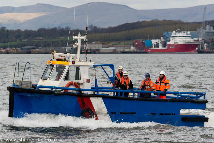 Photograph of the vessel  Forth Navigator pictured at South Queensferry on 16th April 2016