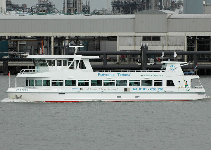 Photograph of the vessel  Fortuna pictured passing Vlaardingen on 19th June 2010