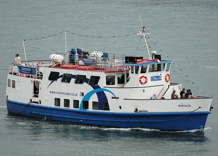Photograph of the vessel  Fortuna pictured passing North Shields on 10th August 2010