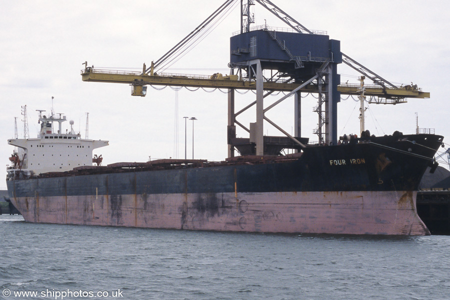 Photograph of the vessel  Four Iron pictured in Hoogovenhaven, Ijmuiden on 16th June 2002