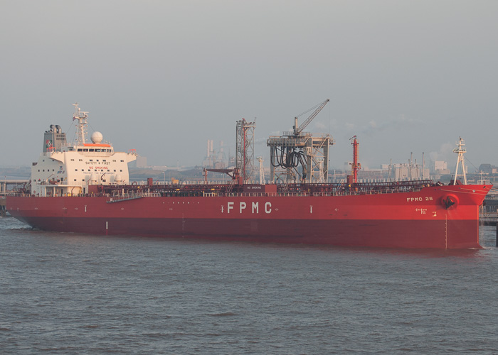 Photograph of the vessel  FPMC 26 pictured at Immingham on 18th July 2014