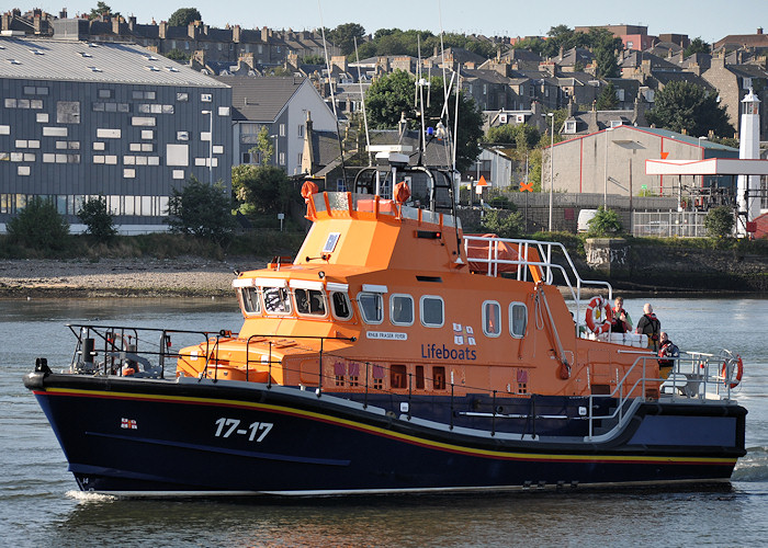 Photograph of the vessel RNLB Fraser Flyer pictured at Aberdeen on 15th September 2012