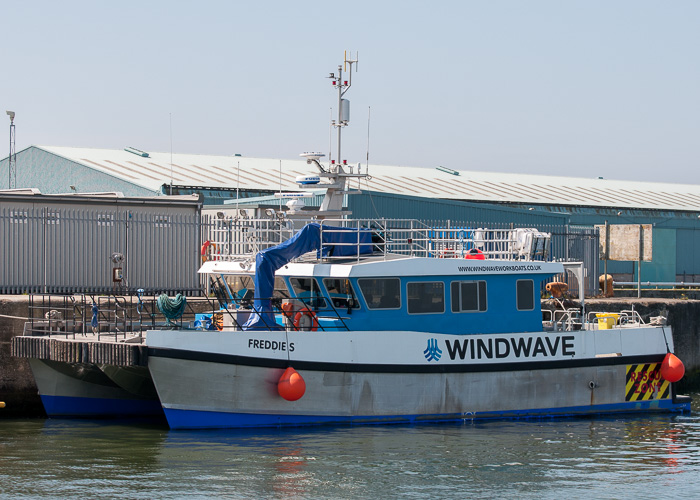 Photograph of the vessel  Freddie S pictured at Liverpool on 31st May 2014