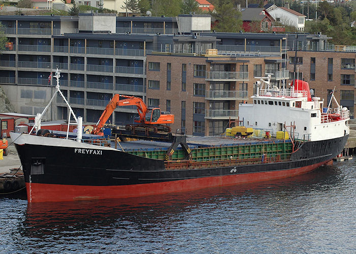 Photograph of the vessel  Freyfaxi pictured in Haugesund on 4th May 2008
