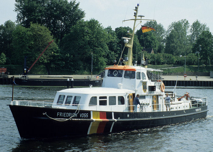 Photograph of the vessel  Friedrich Voss pictured at Rendsburg on 5th June 1997
