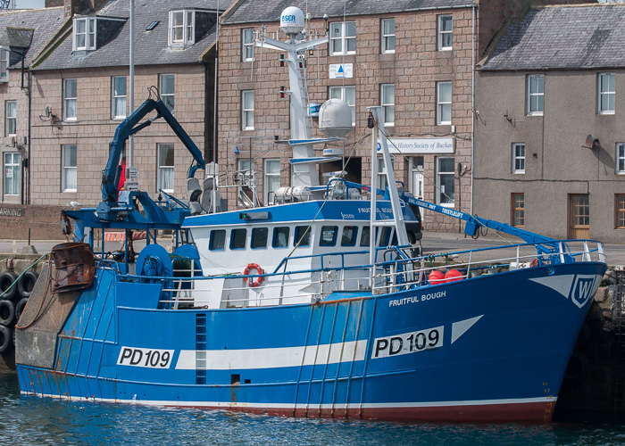 Photograph of the vessel fv Fruitful Bough pictured at Peterhead on 5th May 2014