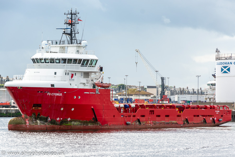 Photograph of the vessel  FS Cygnus pictured at Aberdeen on 7th August 2023