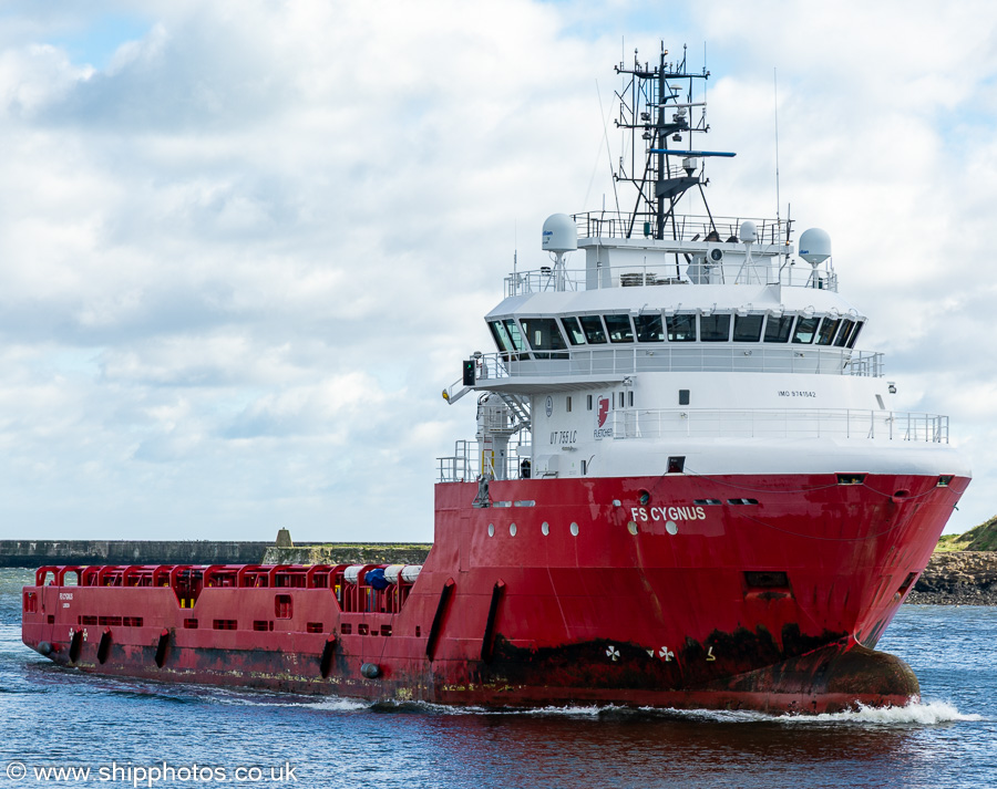 Photograph of the vessel  FS Cygnus pictured arriving at Aberdeen on 10th September 2024