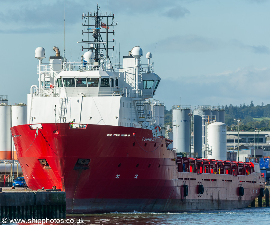 Photograph of the vessel  FS Pegasus pictured at Aberdeen on 13th September 2024