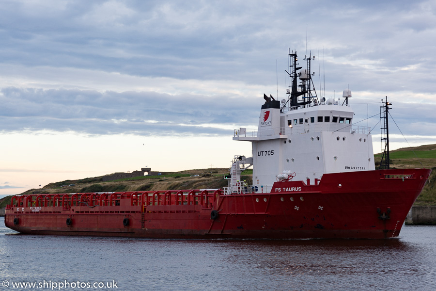 Photograph of the vessel  FS Taurus pictured arriving at Aberdeen on 20th September 2015