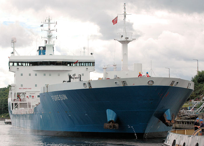 Photograph of the vessel  Fure Sun pictured at Eastham on 31st July 2010