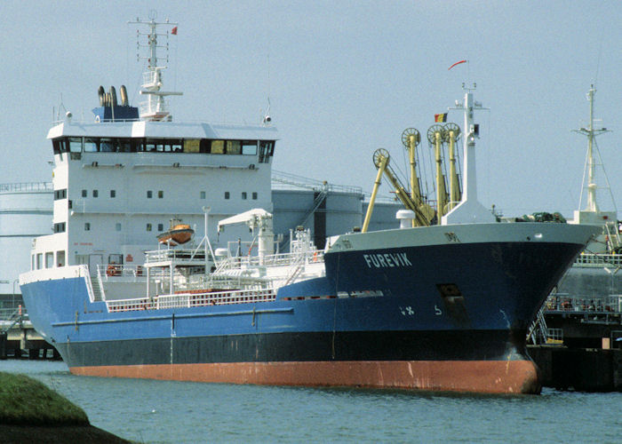 Photograph of the vessel  Furevik pictured in Antwerp on 19th April 1997