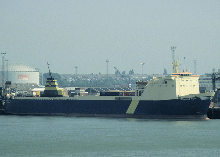Photograph of the vessel  Gabriele Wehr pictured at Felixstowe on 10th June 1997