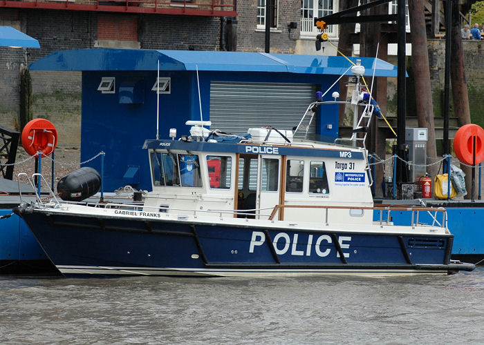 Photograph of the vessel  Gabriel Franks pictured at Wapping on 1st May 2006