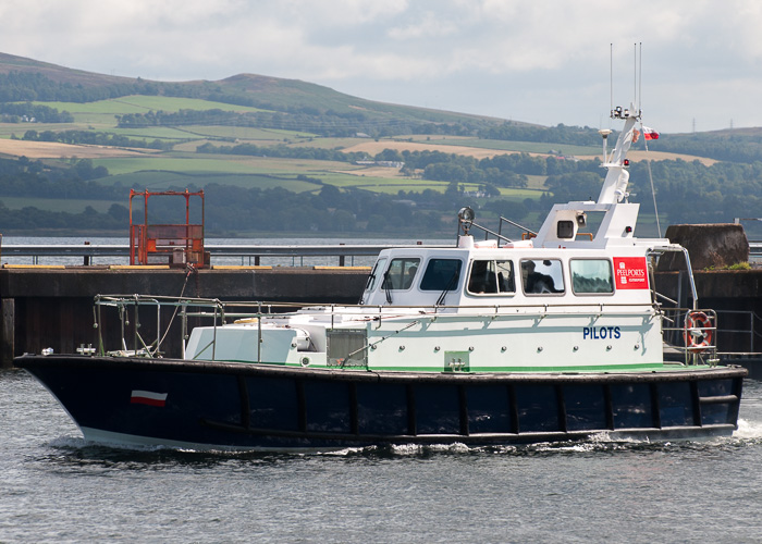 Photograph of the vessel pv Gantock pictured departing Greenock on 9th August 2014