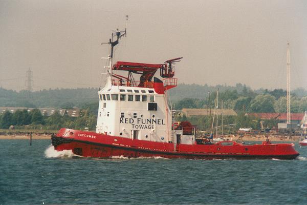 Photograph of the vessel  Gatcombe pictured in Southampton on 25th July 1995