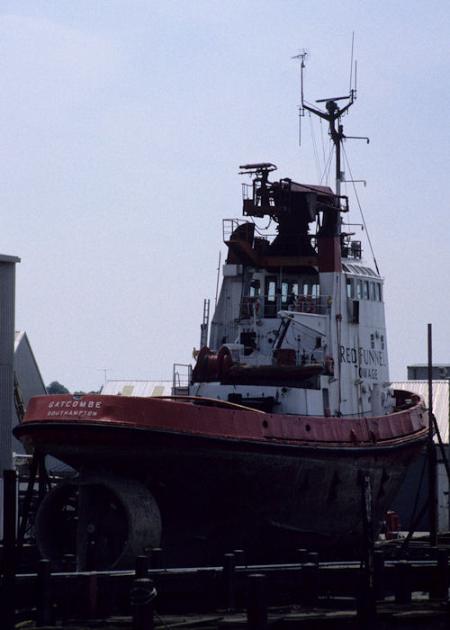 Photograph of the vessel  Gatcombe pictured in Southampton on 21st July 1996