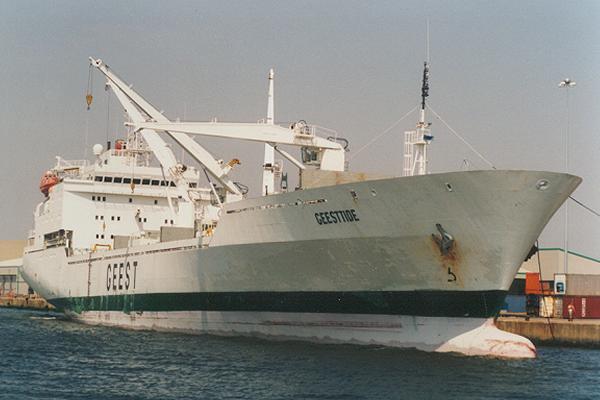 Photograph of the vessel  Geesttide pictured in Southampton on 25th July 1995